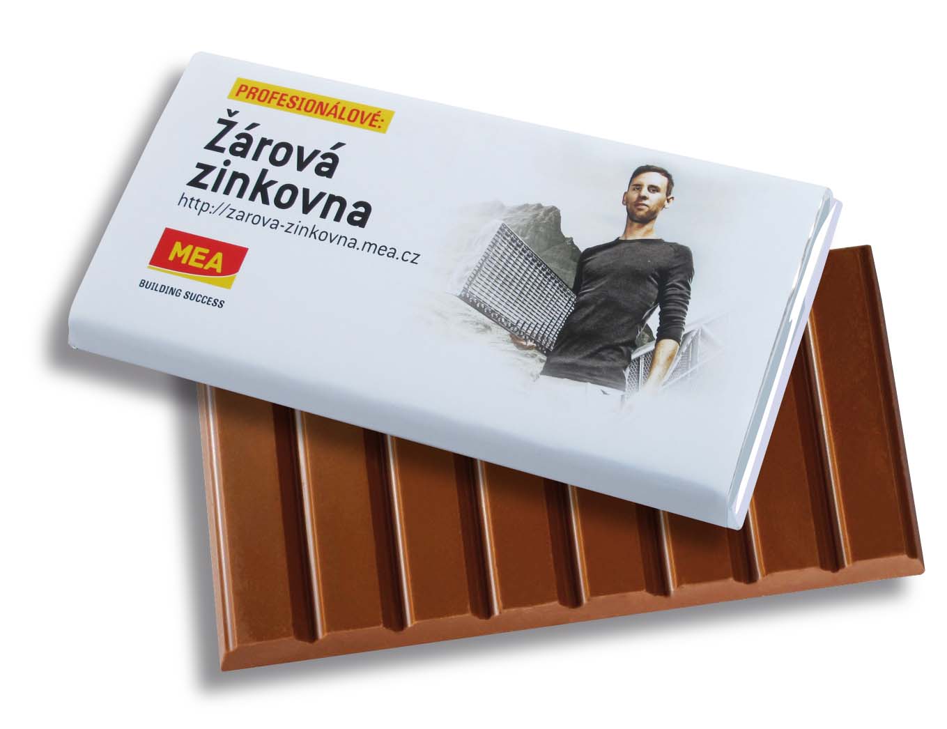 čokoláda s potiskem